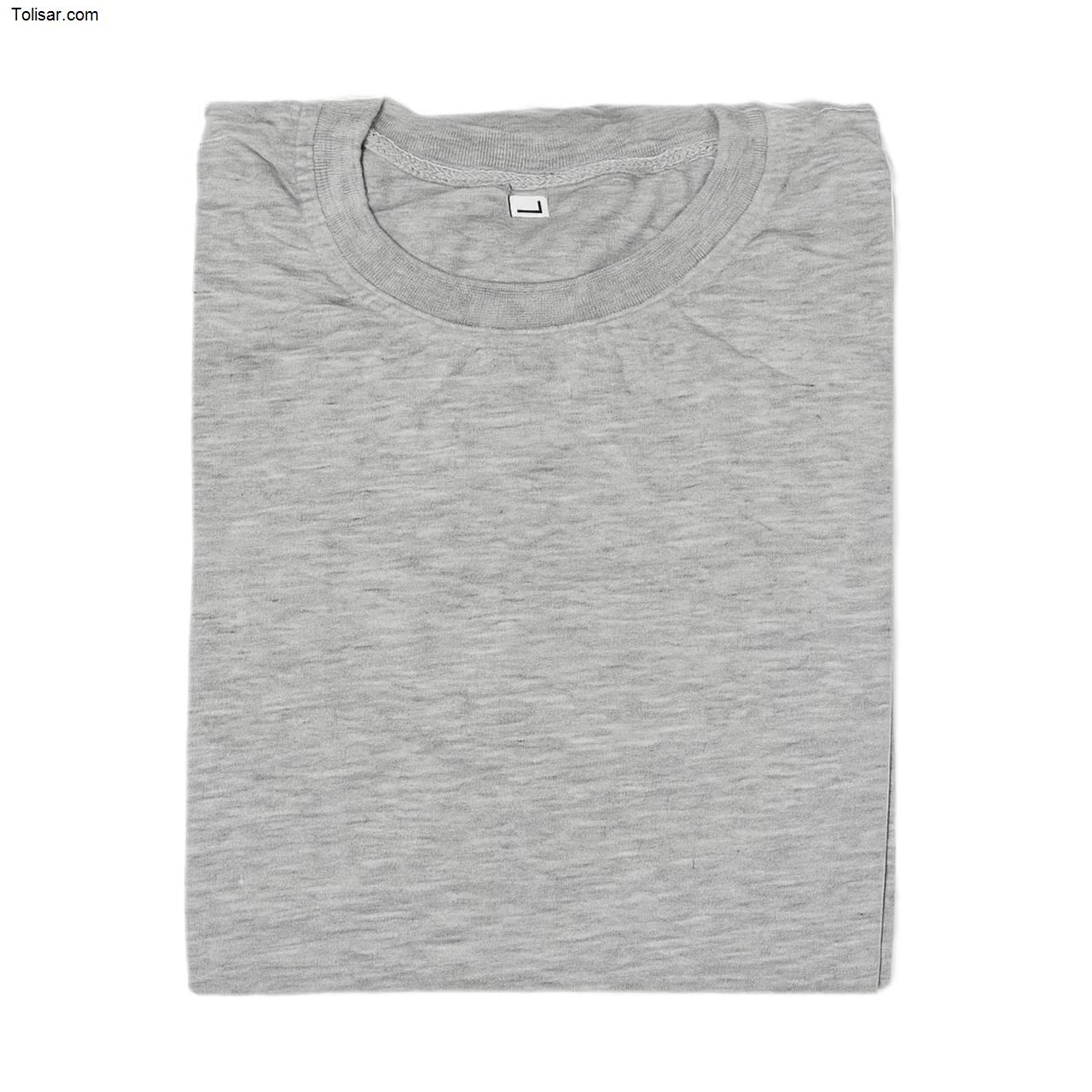 تی شرت یقه گرد پنبه ای